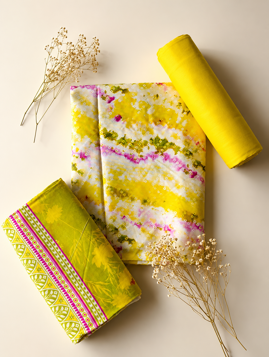 3PC UNSTITCHED P-06