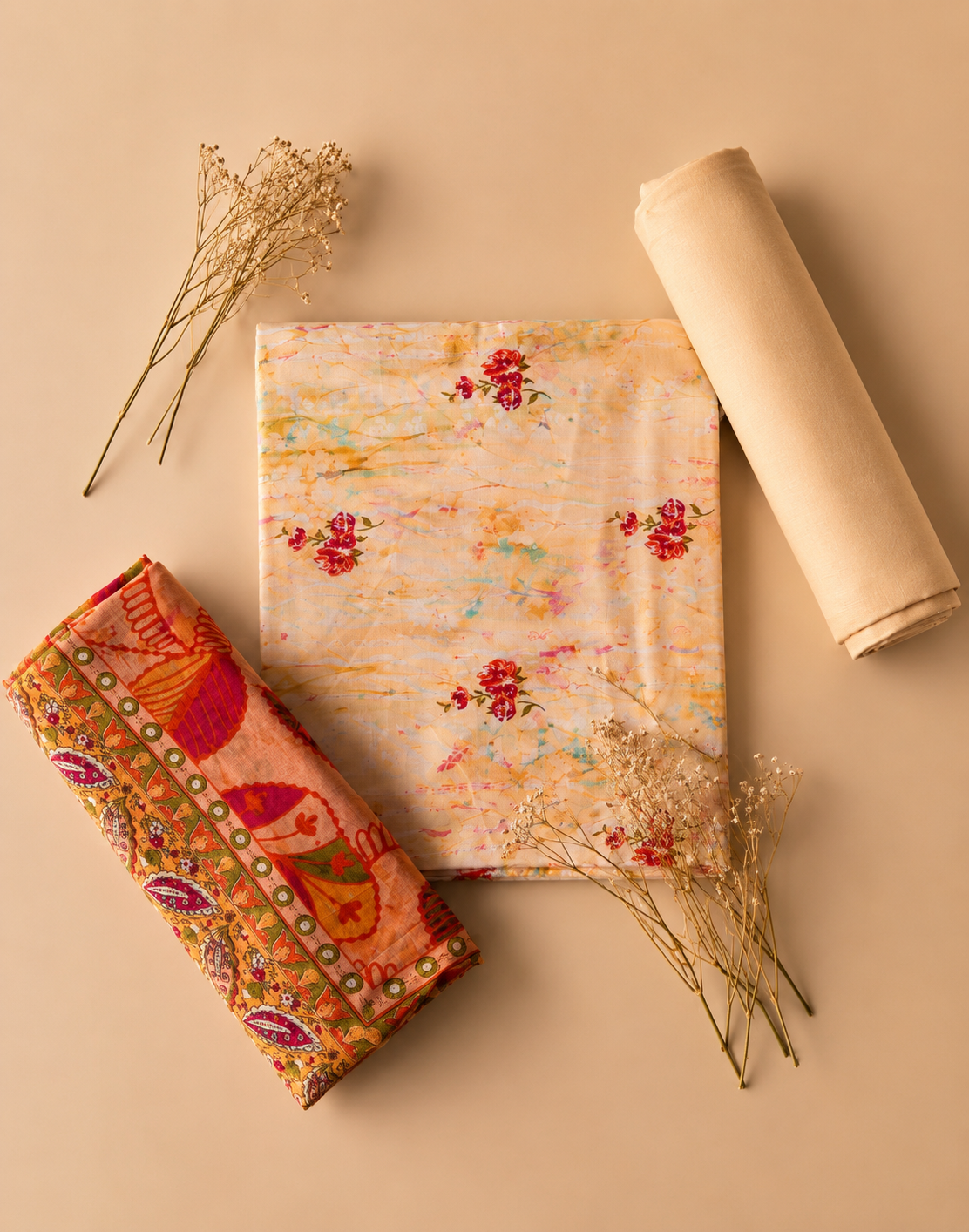 3PC UNSTITCHED P-04