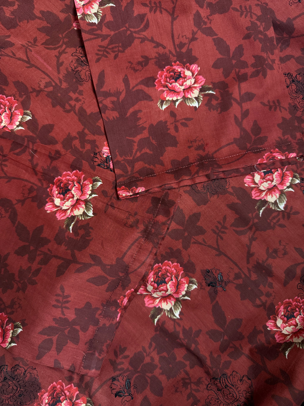 NY MAROON FLORAL
